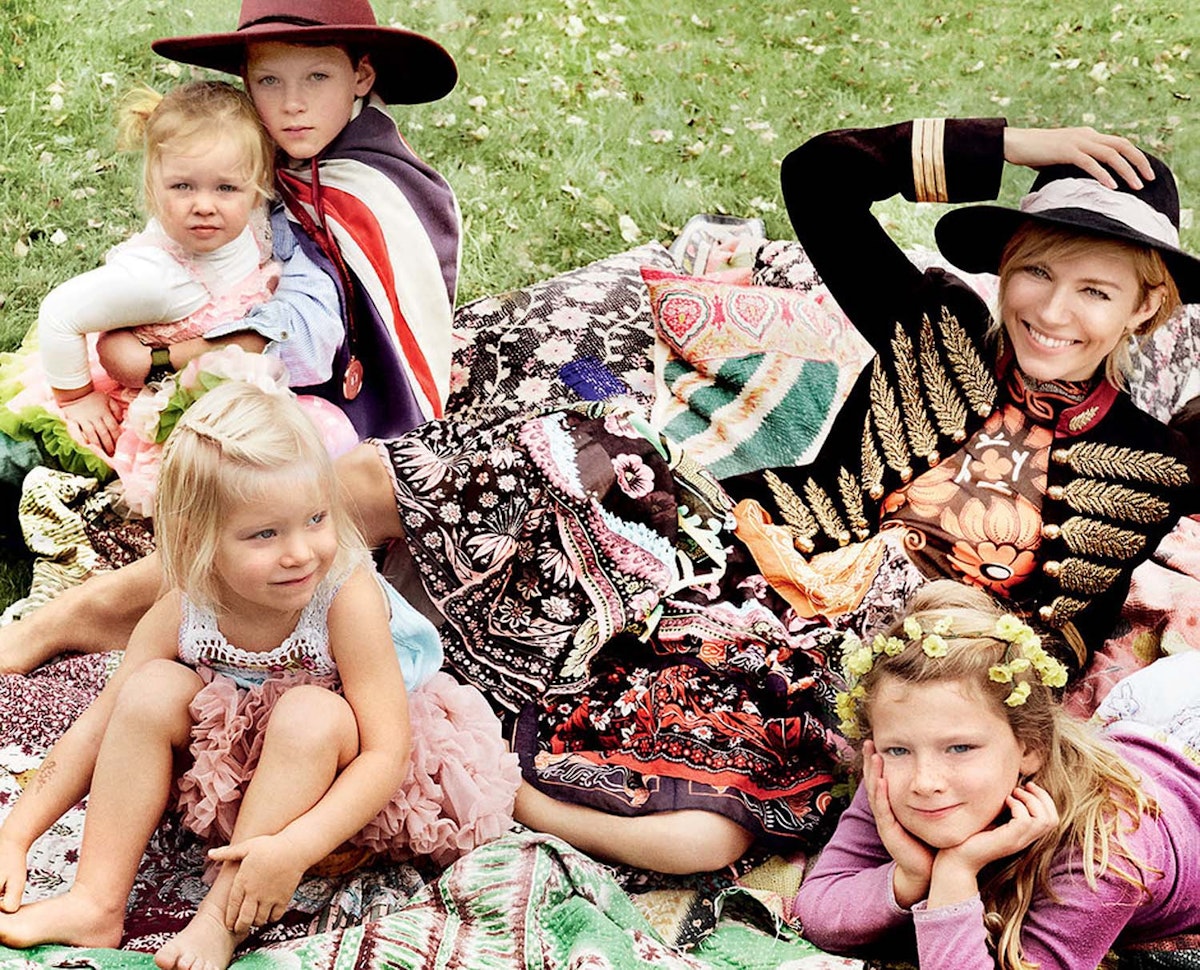 Sienna Miller’s Daughter Marlowe Makes Her Modelling Debut In US Vogue